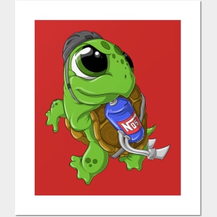 Turbo Turtle Posters and Art